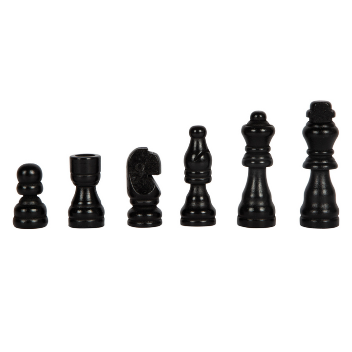 Kit de jeux Echecs, dames & jeu du moulin