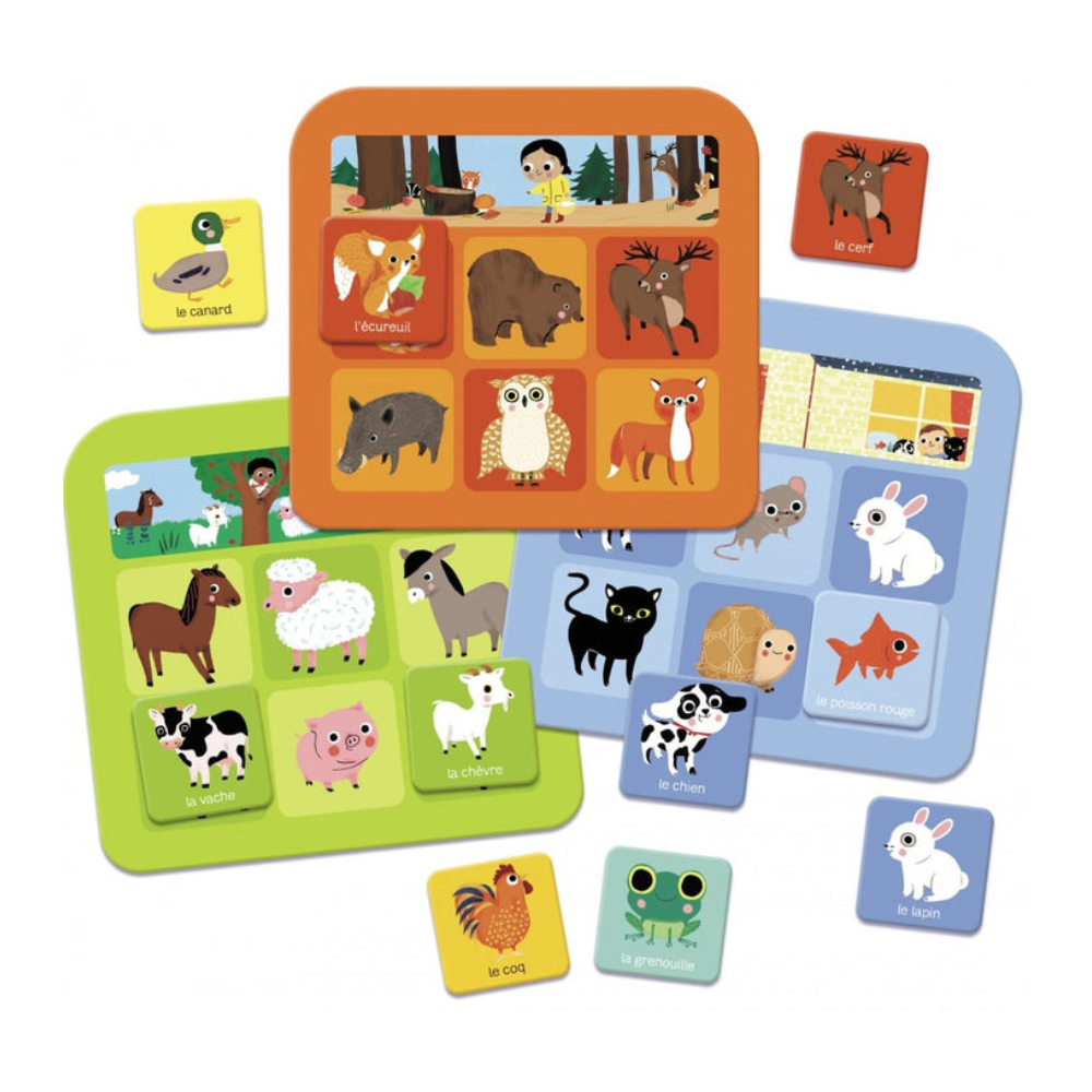 Loto des animaux familiers