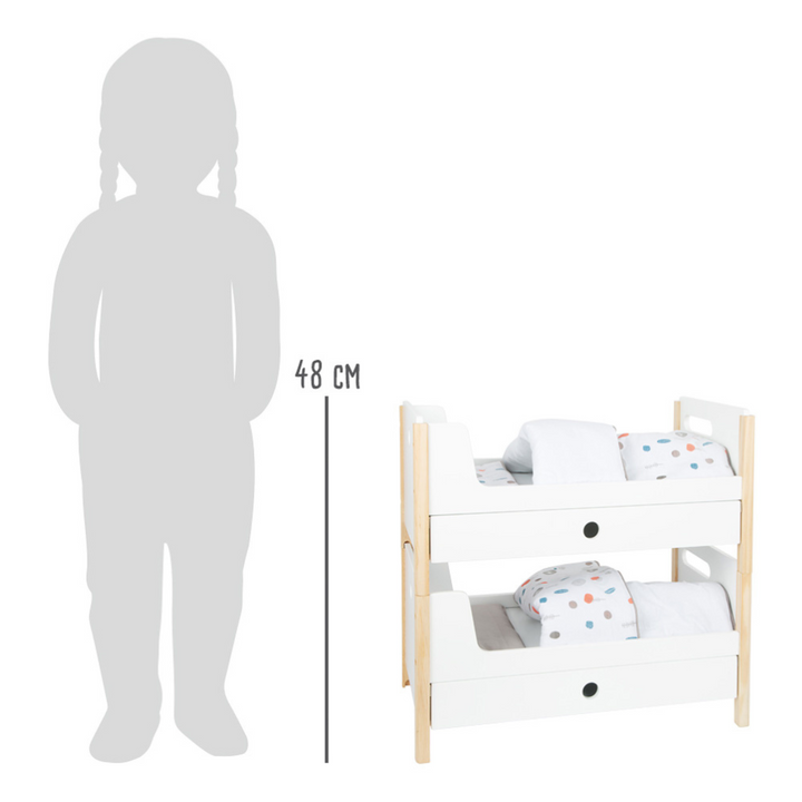 Lit de poupée à étages "Little Button"