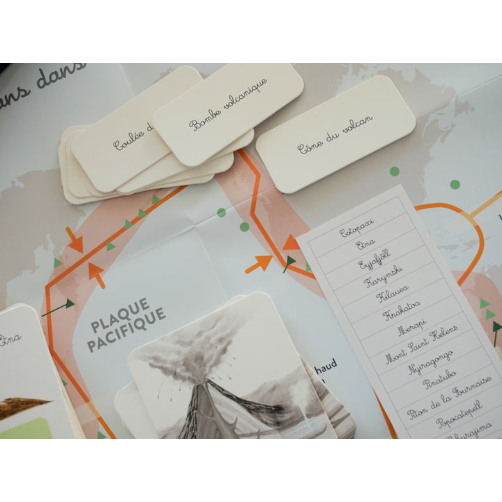 Mon coffret Montessori : Les Volcans - Dès 4 ans