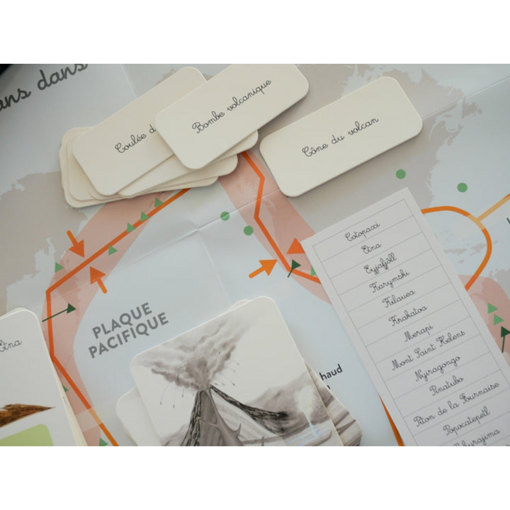 Mon coffret Montessori : Les Volcans - Dès 4 ans