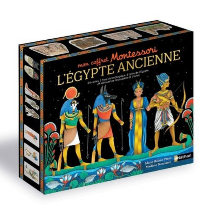 Mon coffret Montessori : L'Egypte ancienne - Dès 5 ans