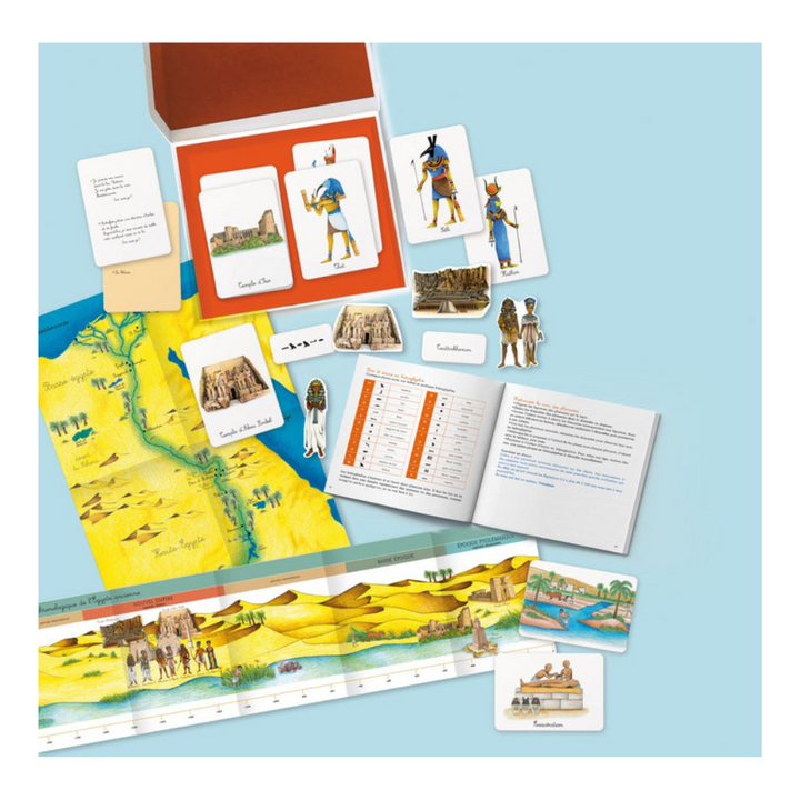 Mon coffret Montessori : L'Egypte ancienne - Dès 5 ans