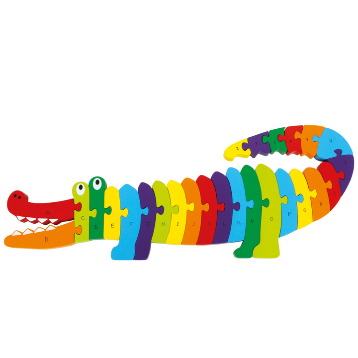 Puzzle ABC Crocodile
