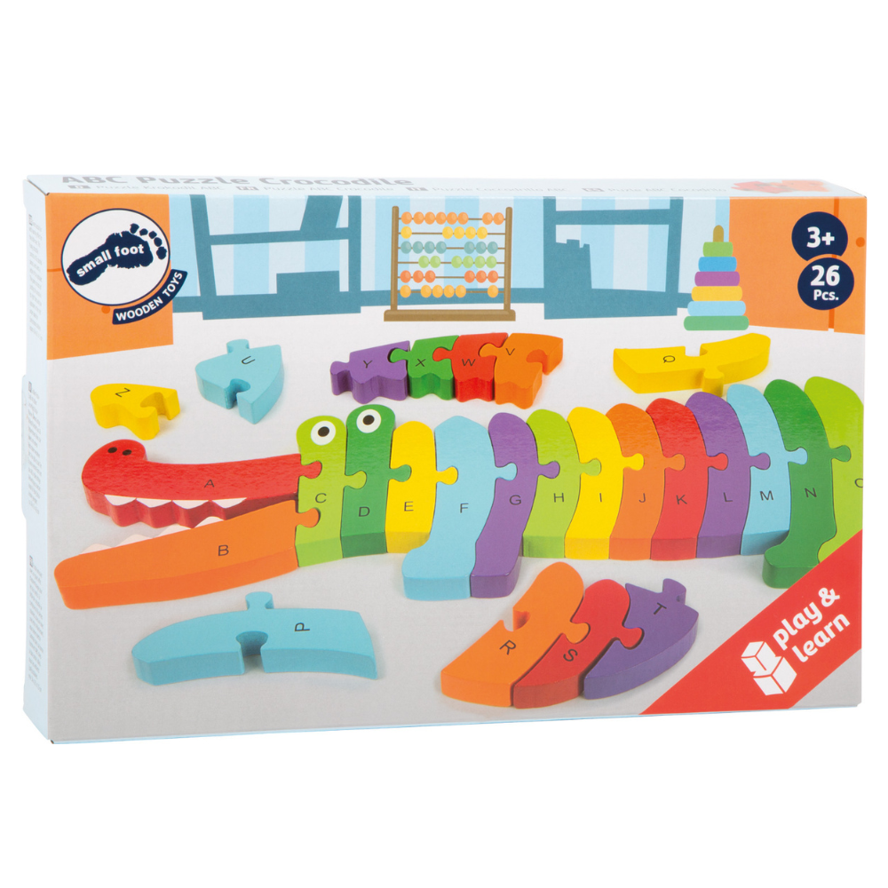 Puzzle ABC Crocodile