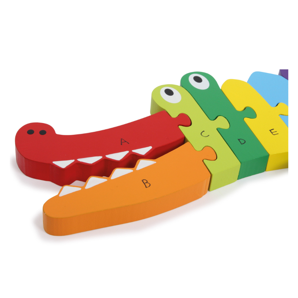 Puzzle ABC Crocodile