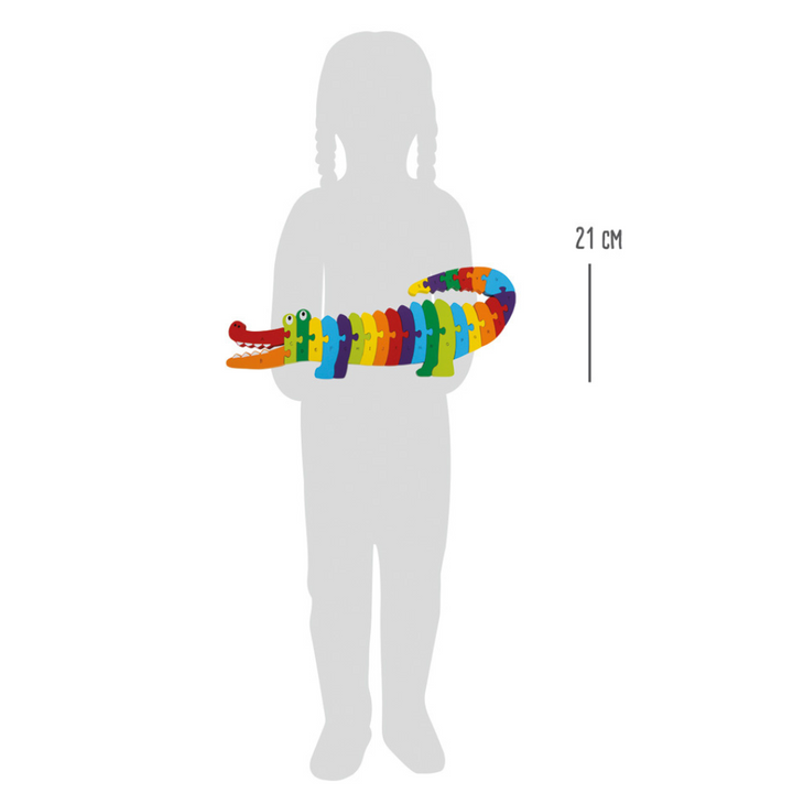 Puzzle ABC Crocodile