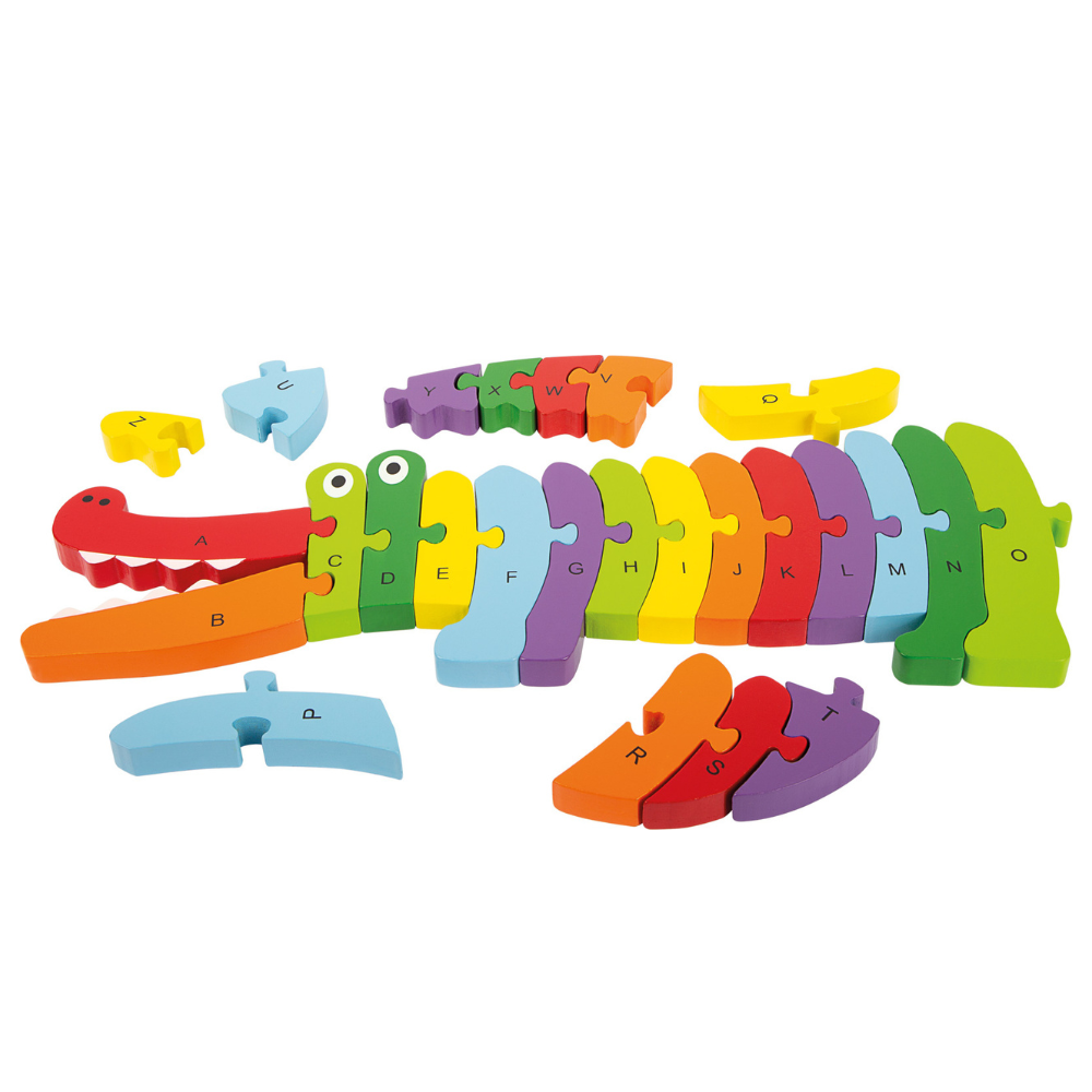 Puzzle ABC Crocodile
