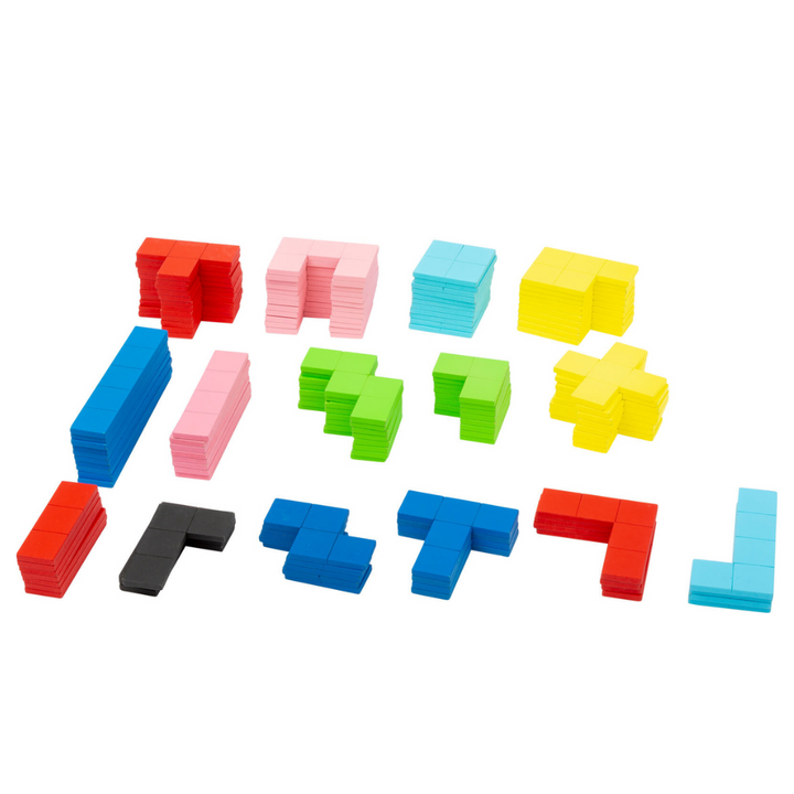 Puzzle Tetris en bois Formes géométriques