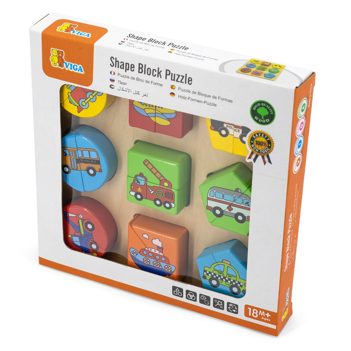 Puzzle de Formes - Véhicules