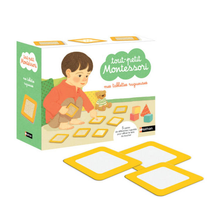 Tout-petit Montessori - Mes tablettes rugueuses - Dès 18 mois