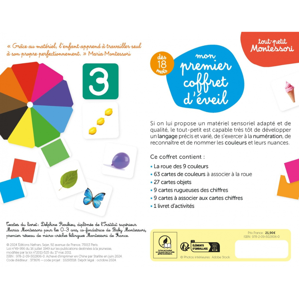 Tout-petit Montessori : mon premier coffret d'éveil - des activités d'éveil variées à découvrir dès 18 mois - 2 - Eveil Montessori Maroc