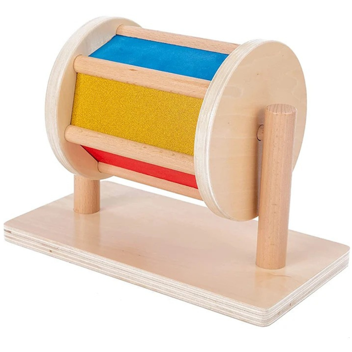Petit tambour rotatif tactile avec miroir