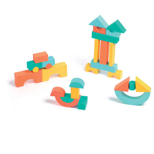 Jeu de construction : Blocs mousse