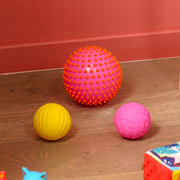 3 Balles Sensorielles « Roses »