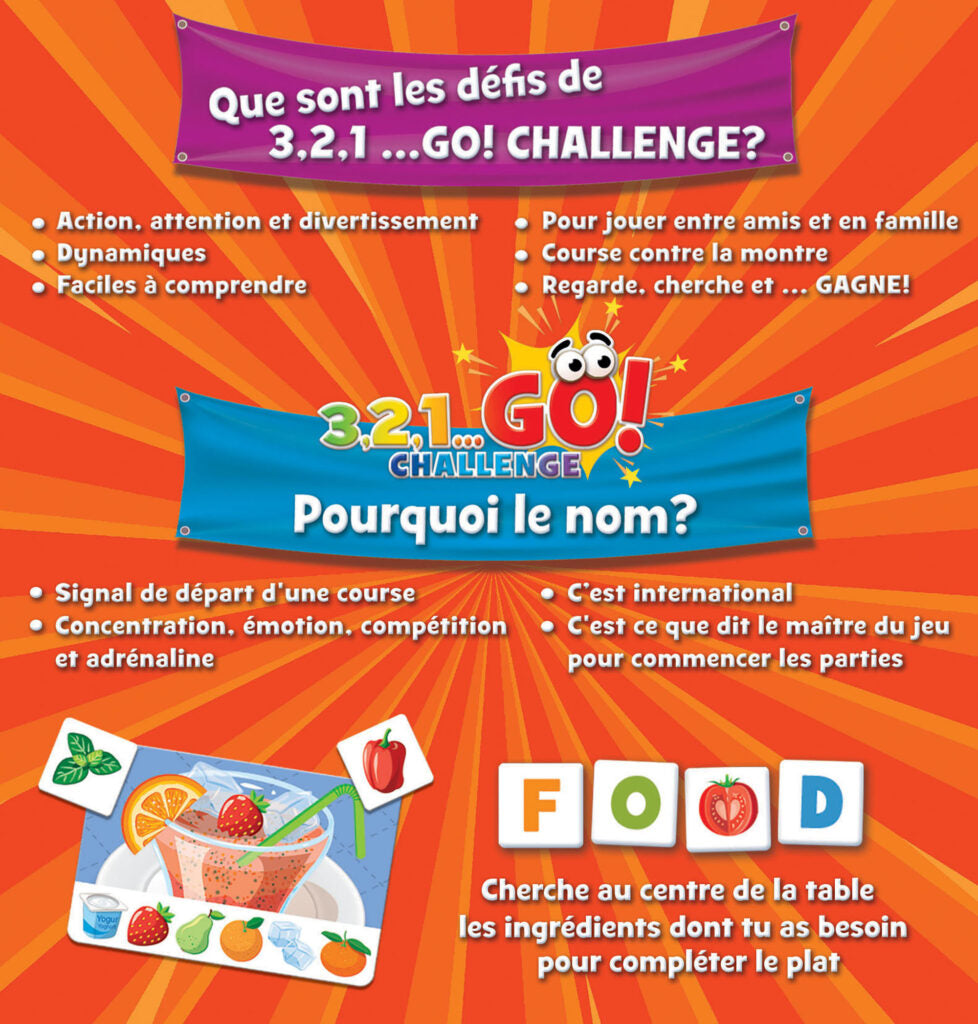 3,2,1… GO! Challenge Food
