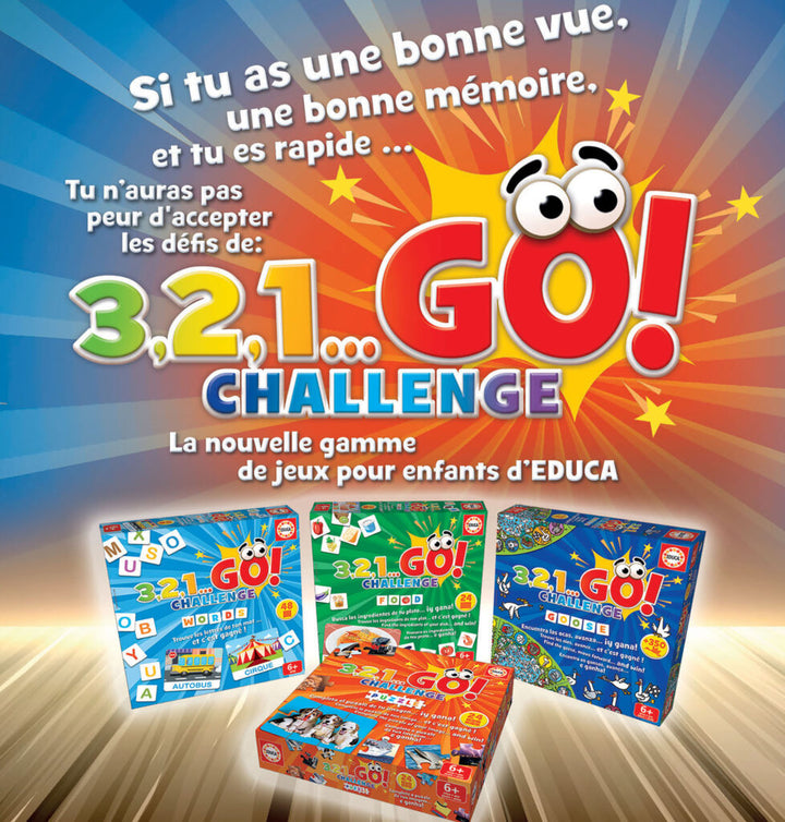 3,2,1… GO! Challenge Words