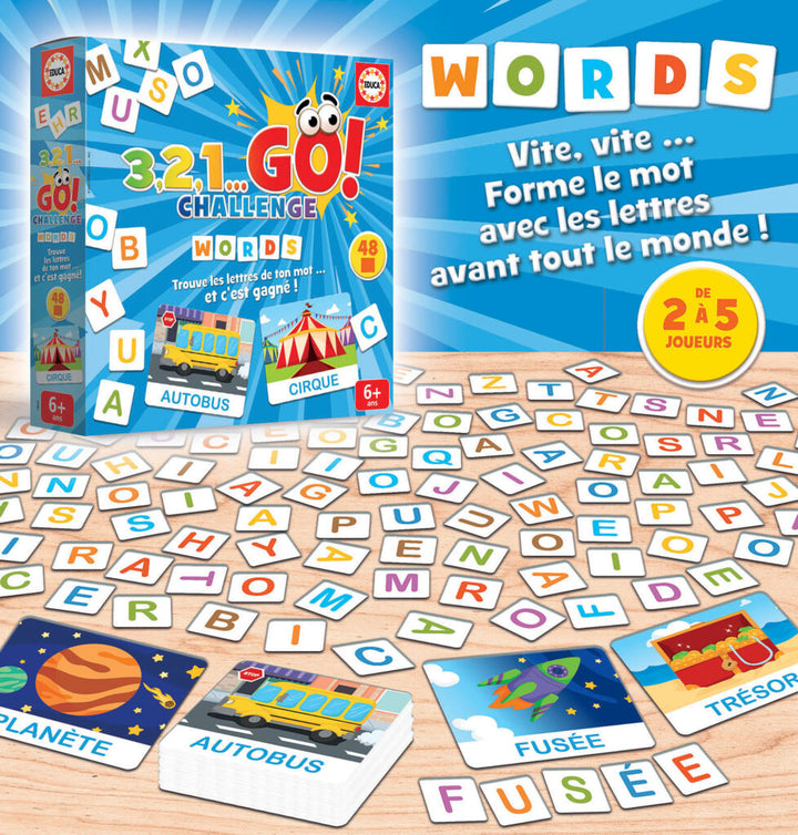 3,2,1… GO! Challenge Words