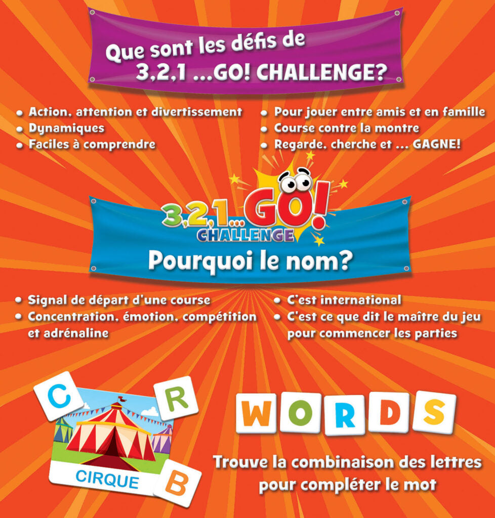 3,2,1… GO! Challenge Words