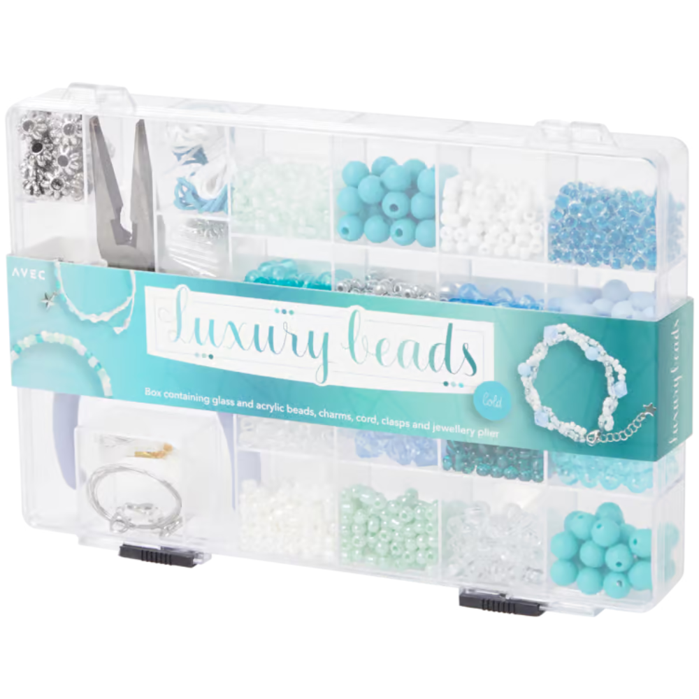 Boîte à perles complète