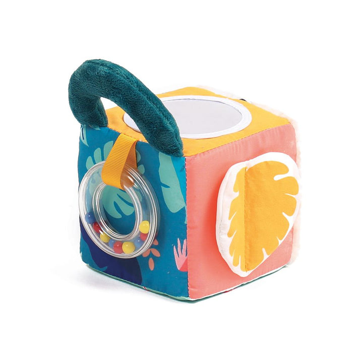 Cube d’éveil en tissu