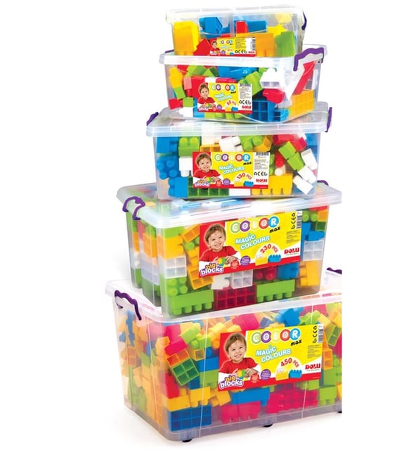 Grands blocs de construction colorés 85 pièces