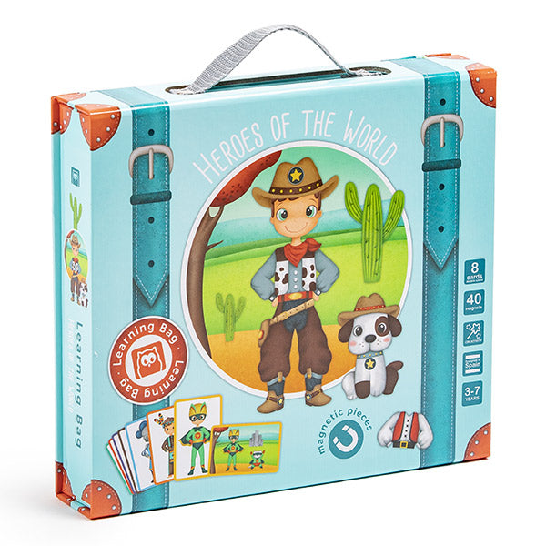 Jeu magnétique héros du monde
