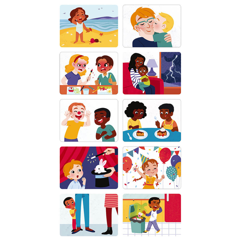 EmoKids – Jeu des Émotions pour Enfants (4-10 ans) | 55 Cartes Illustrées + 8 Mini-Jeux | Aide à Comprendre et Gérer les Émotions | Inspiré Montessori & CNV | Maison, École EmoKids – Jeu des Émotions pour Enfants (4-10 ans) | 55 Cartes Illustrées + 8 Mini-Jeux | Aide à Comprendre et Gérer les Émotions | Inspiré Montessori & CNV | Maison, École