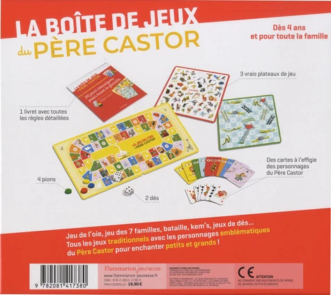 La boîte de jeux du Père Castor - 20 jeux classiques