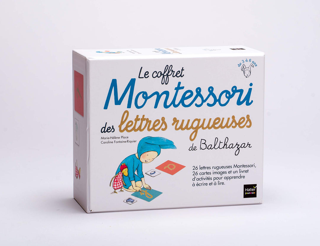Le coffret Montessori des lettres rugueuses de Balthazar