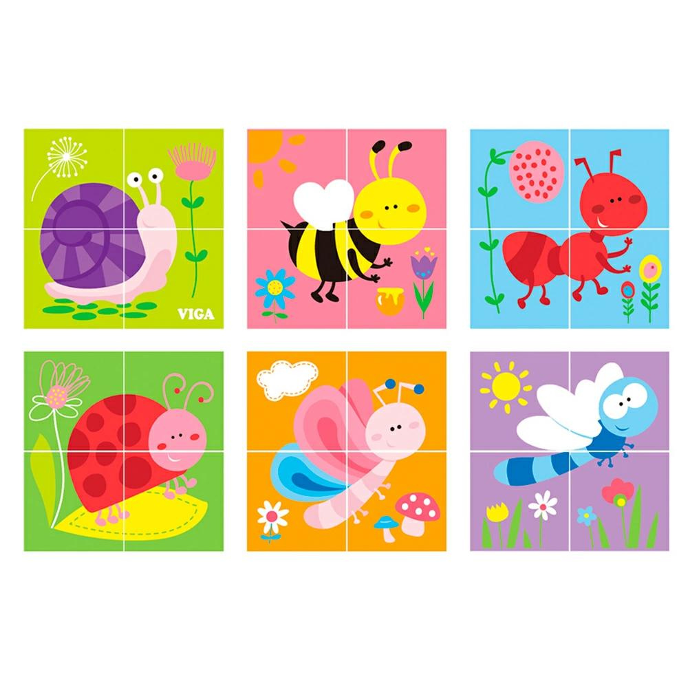 Le puzzle cubes des insectes