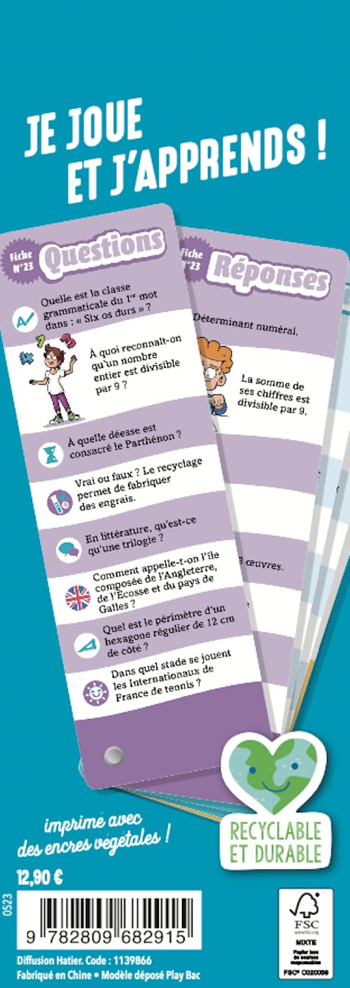 Les Incollables : Tout le programme 6e - 900 questions réponses