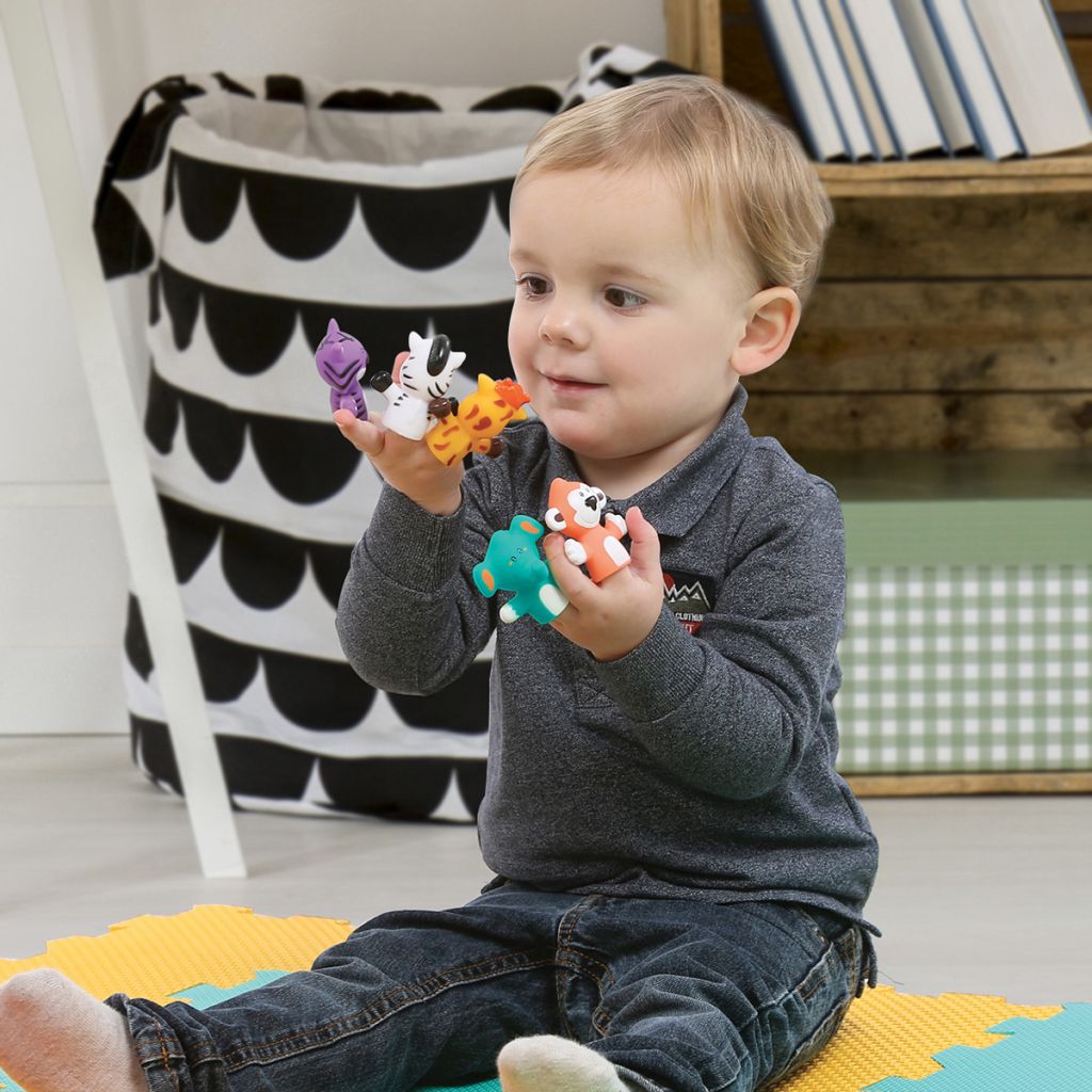 Marionnettes à Doigts Animaux - 10 Figurines Montessori - Jouet Éducatif Pour Enfants - Cadeau Créatif