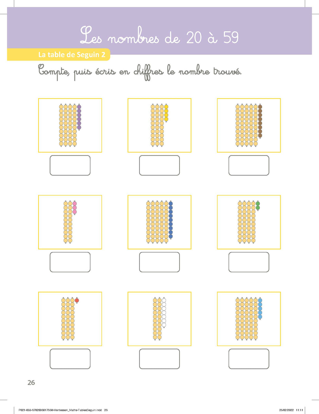 Mon grand cahier Montessori pour progresser en MATHS