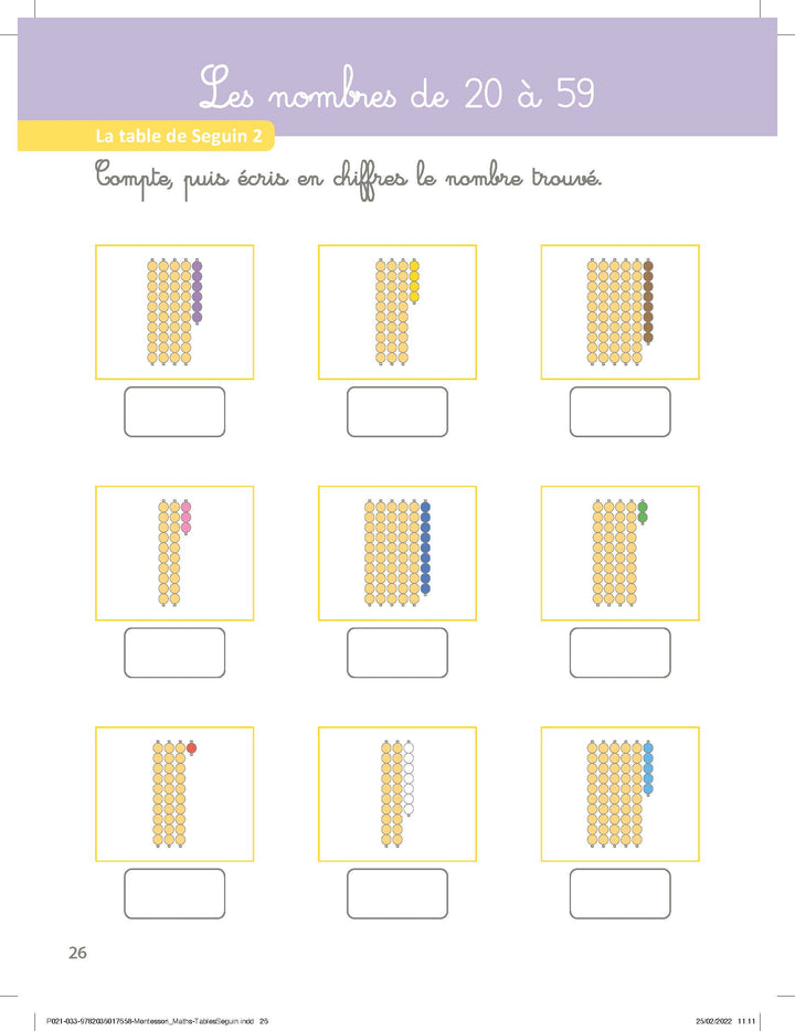 Mon grand cahier Montessori pour progresser en MATHS