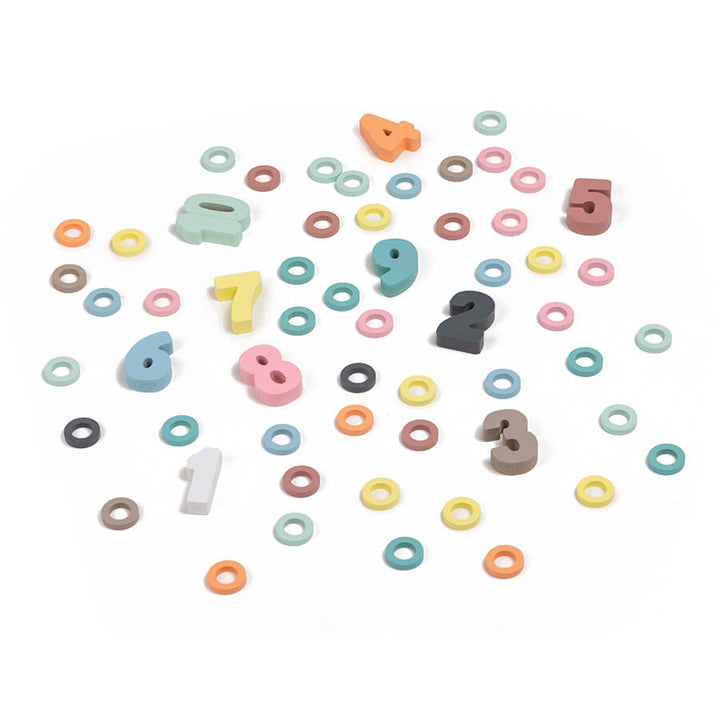 Puzzle de chiffres en bois