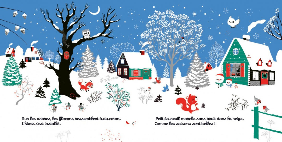 Regarde les saisons - Livre d'éveil à toucher pour les bébés, dès 6 mois