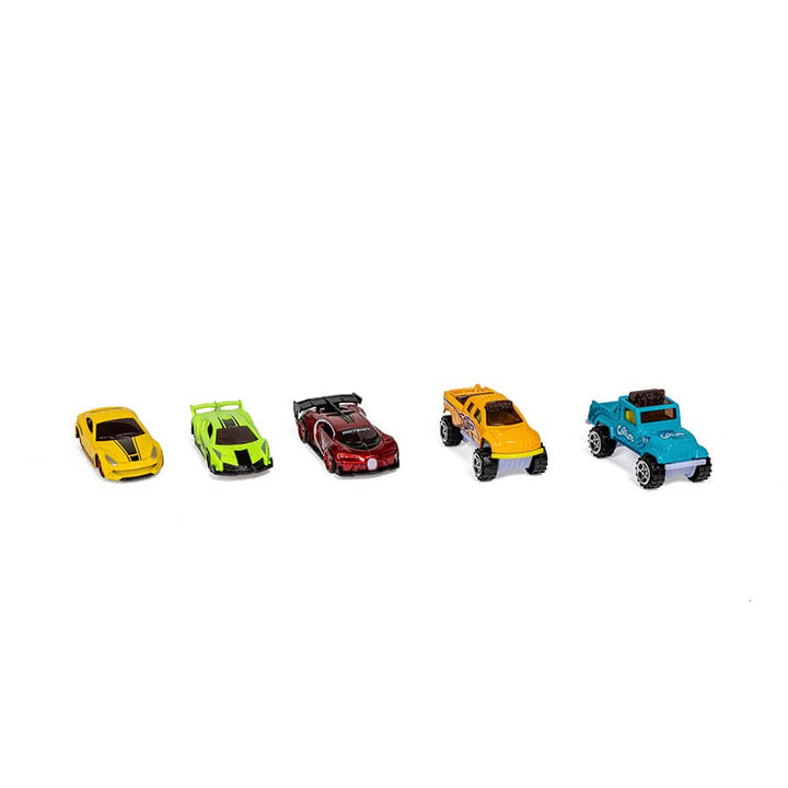 Set de 5 voitures de course Metal COLOR RACING