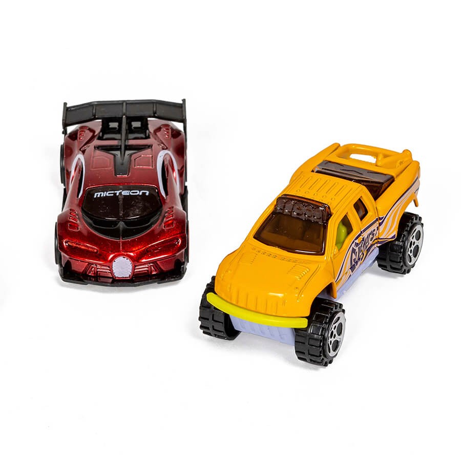 Set de 5 voitures de course Metal COLOR RACING