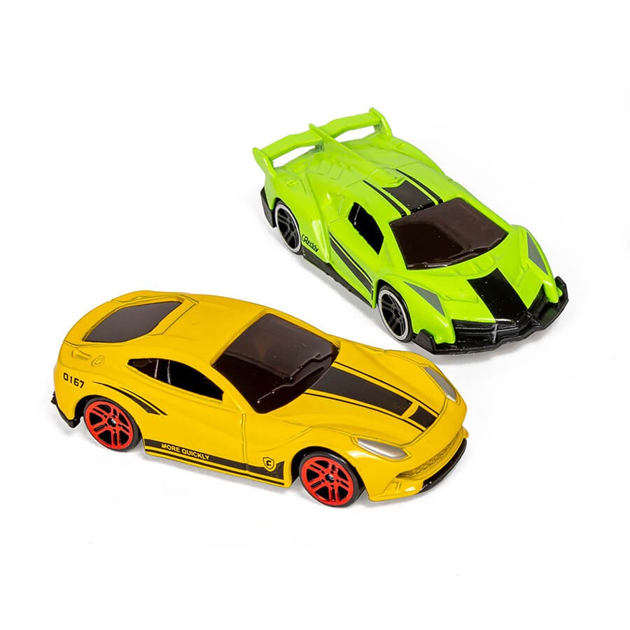 Set de 5 voitures de course Metal COLOR RACING