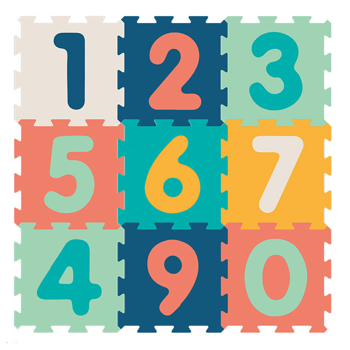 Tapis Dalles Chiffres - 90 x 90 x 1,2cm