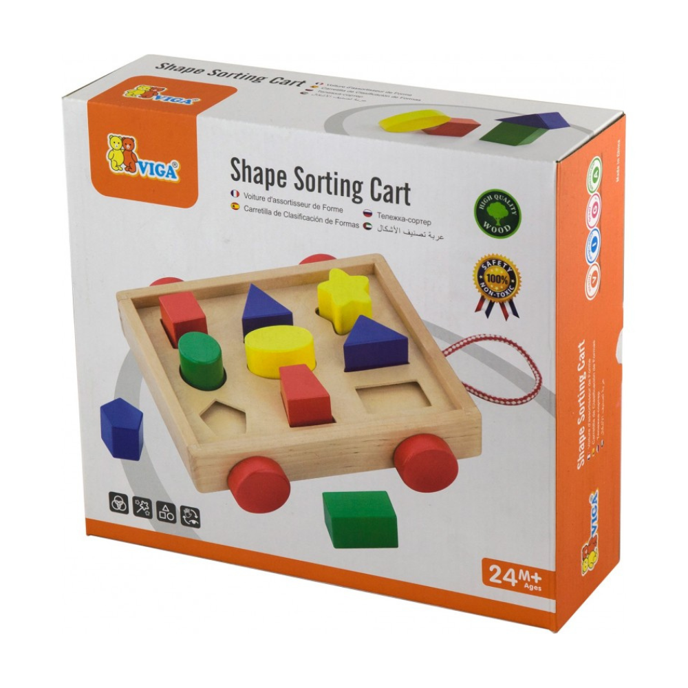 Plateau de tri de formes à tirer