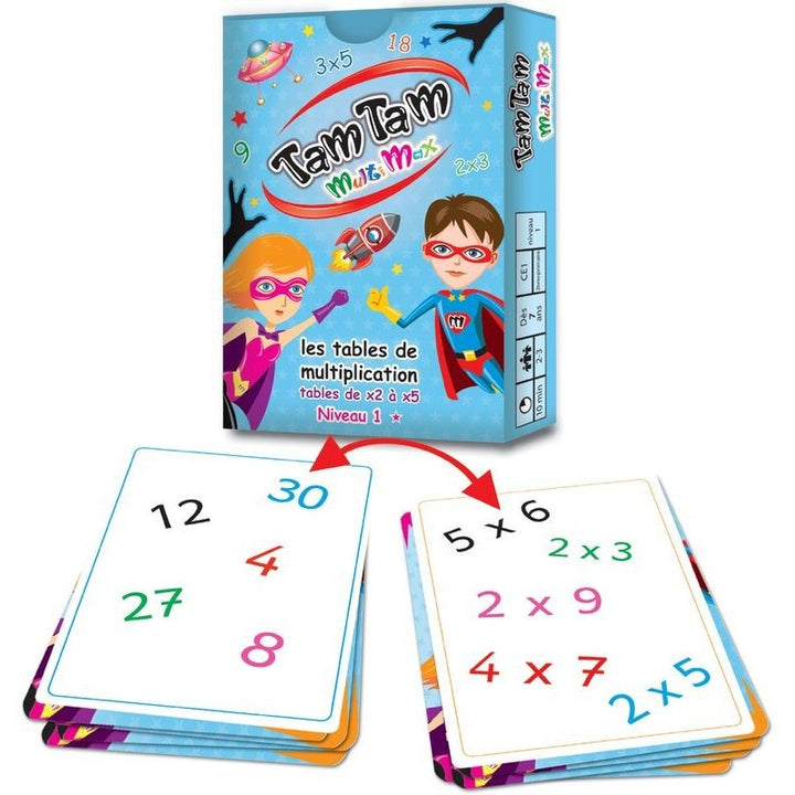 Tam Tam Multimax : Les tables de multiplication - Niveau 1