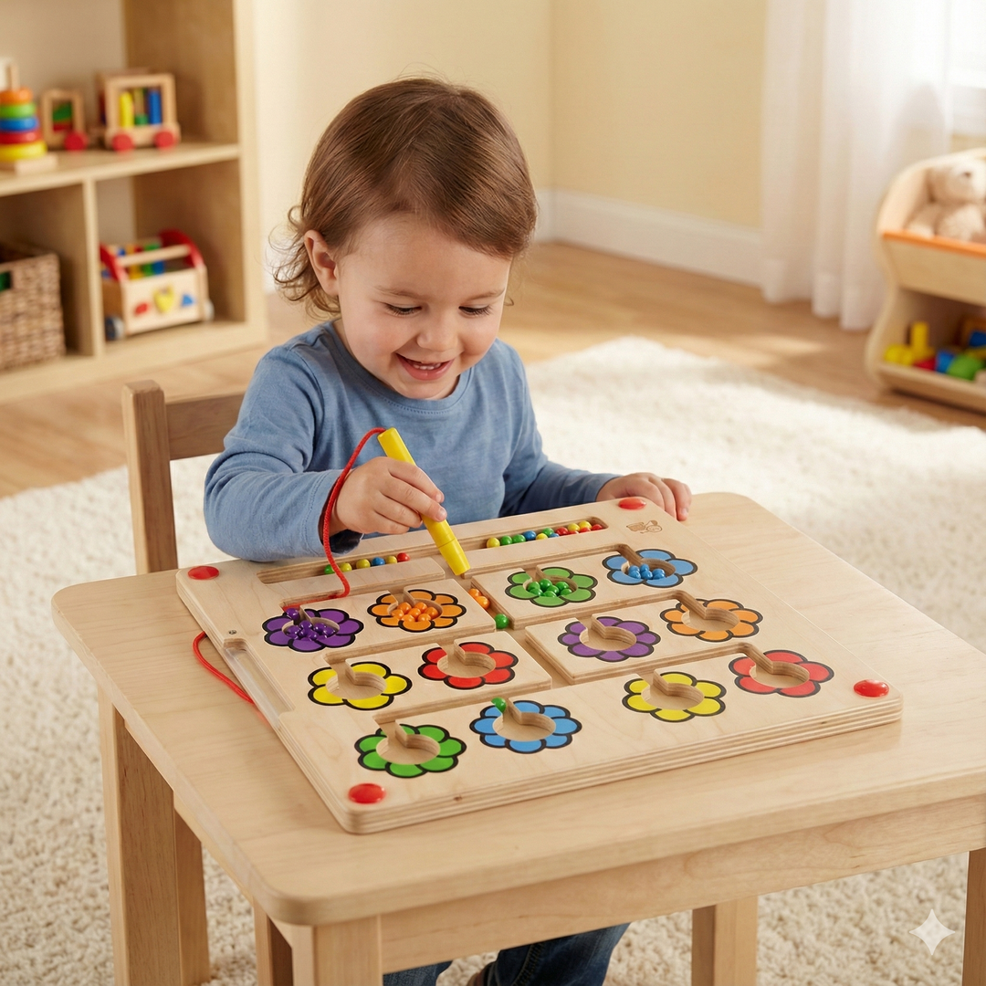 Tableau magnétique fleurs