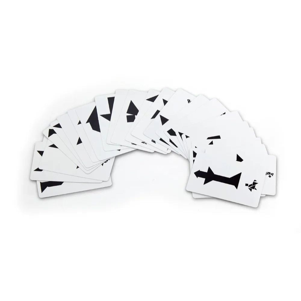 Grand Tangram en bois +27 cartes