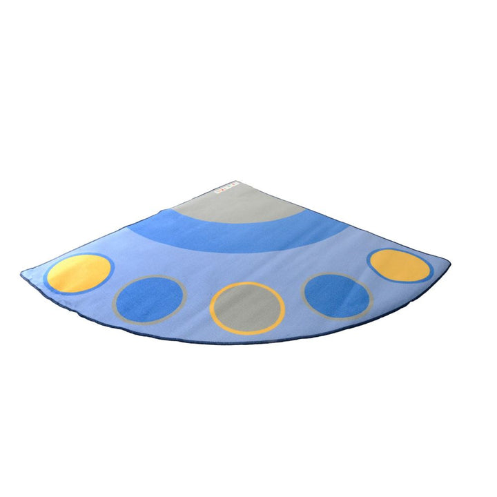 Grand tapis d'angle pour les regroupements en classe