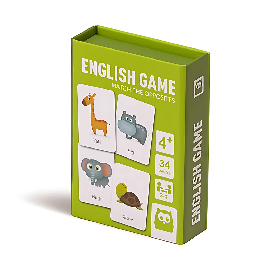 Jeu de cartes pour apprendre l'anglais | EVEIL MONTESSORI