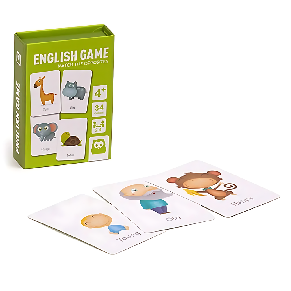 Jeu de cartes pour apprendre l'anglais | EVEIL MONTESSORI