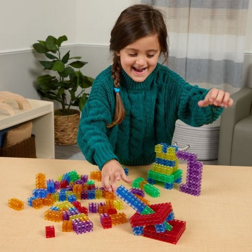 Jeu de construction MULTICUBES grilles translucides, 150 pièces