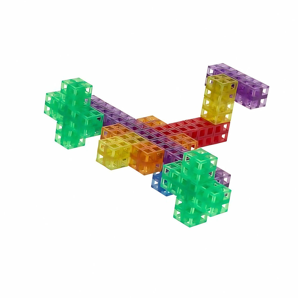 Jeu de construction MULTICUBES grilles translucides, 150 pièces